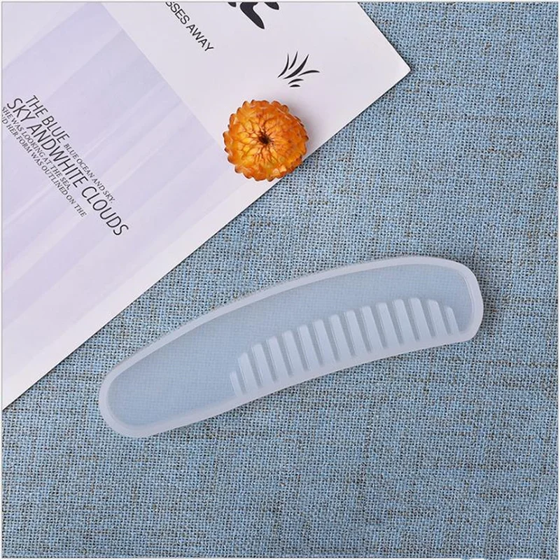 

Silicone Comb Mold Resin DIY Casting Mold Jewelry Resin Mould Handcraft Epoxy Resin Mould for DIY Jewelry Craft Supplies, Clear