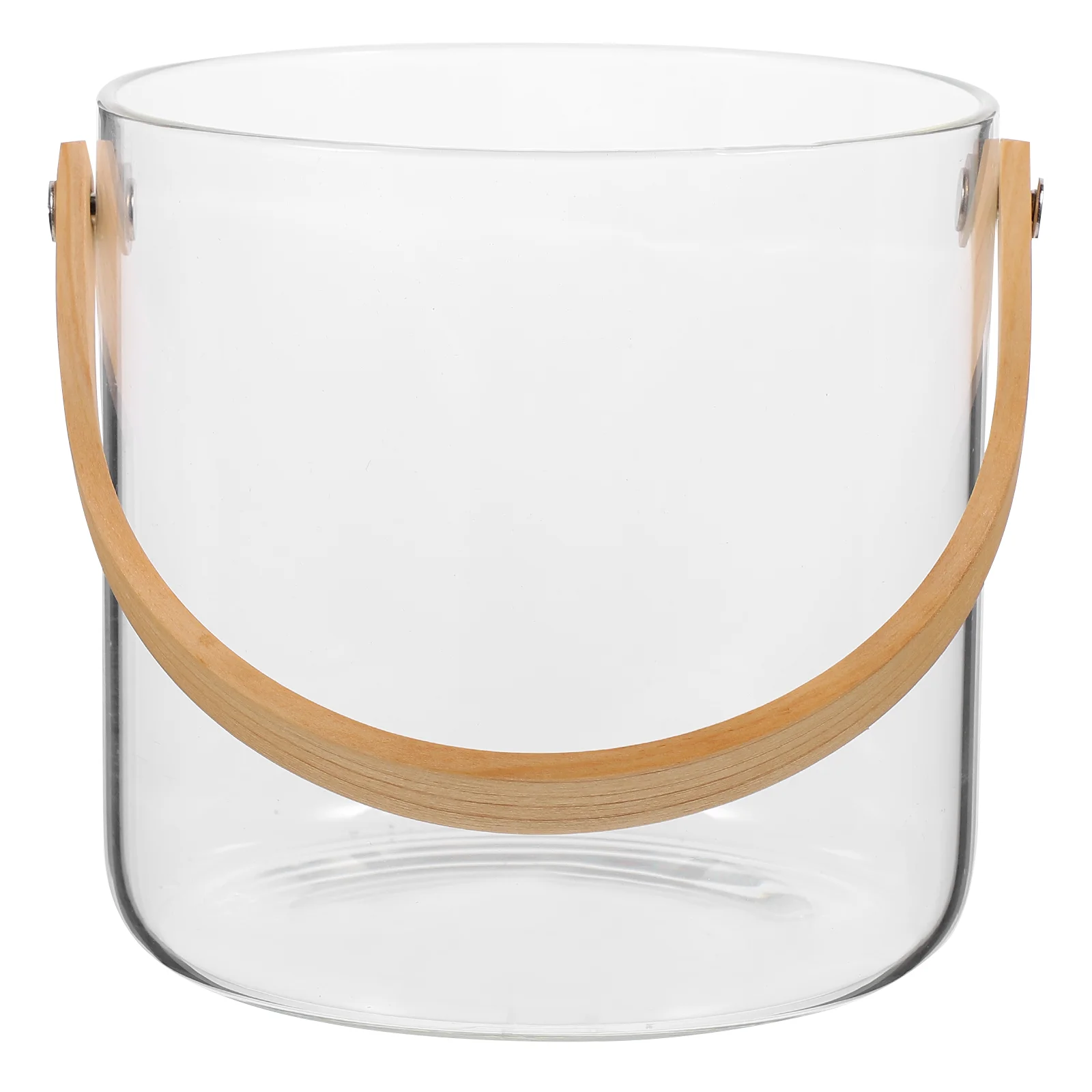 

1pc Creative Glass Storage Basket Simple Fruit Storage Basket Snacks Basket