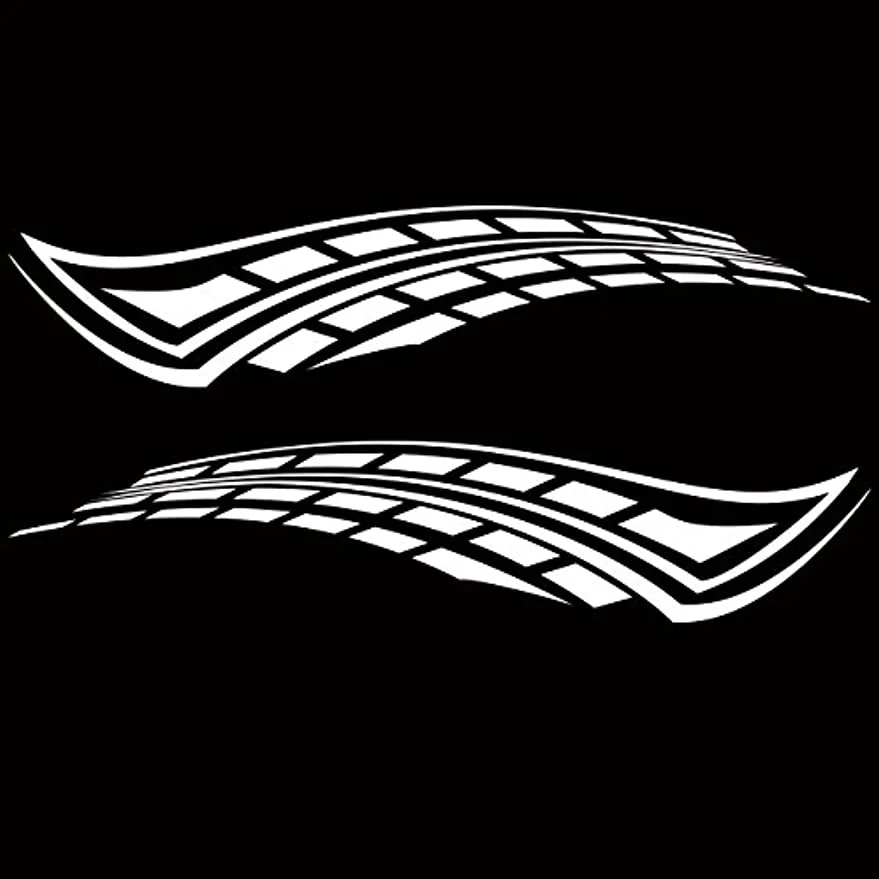 

2PC Universal Side Skirt Car Door Sticker Decal Automobiles Auto Accessories