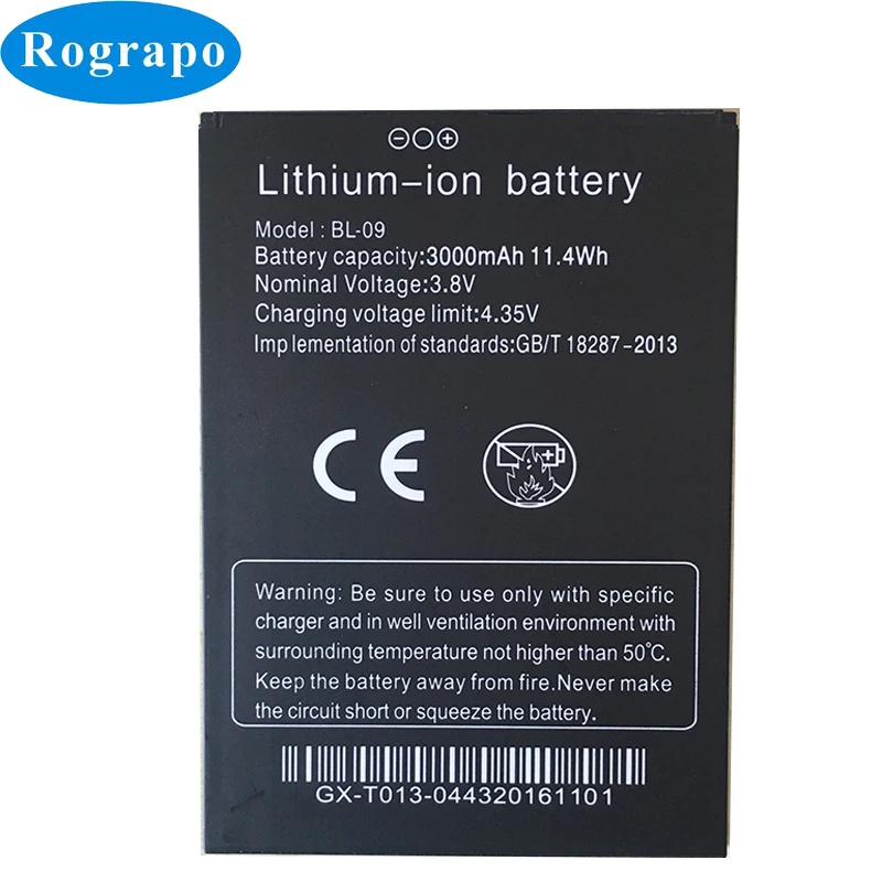 Новинка 100%, 3,8 в, 3000 мАч, стандартная запасная батарея для THL T9 Pro BL 09 Новинка 100%, 3,8 в, 3000 мАч, стандартная запасная батарея для THL T9 Pro BL 09