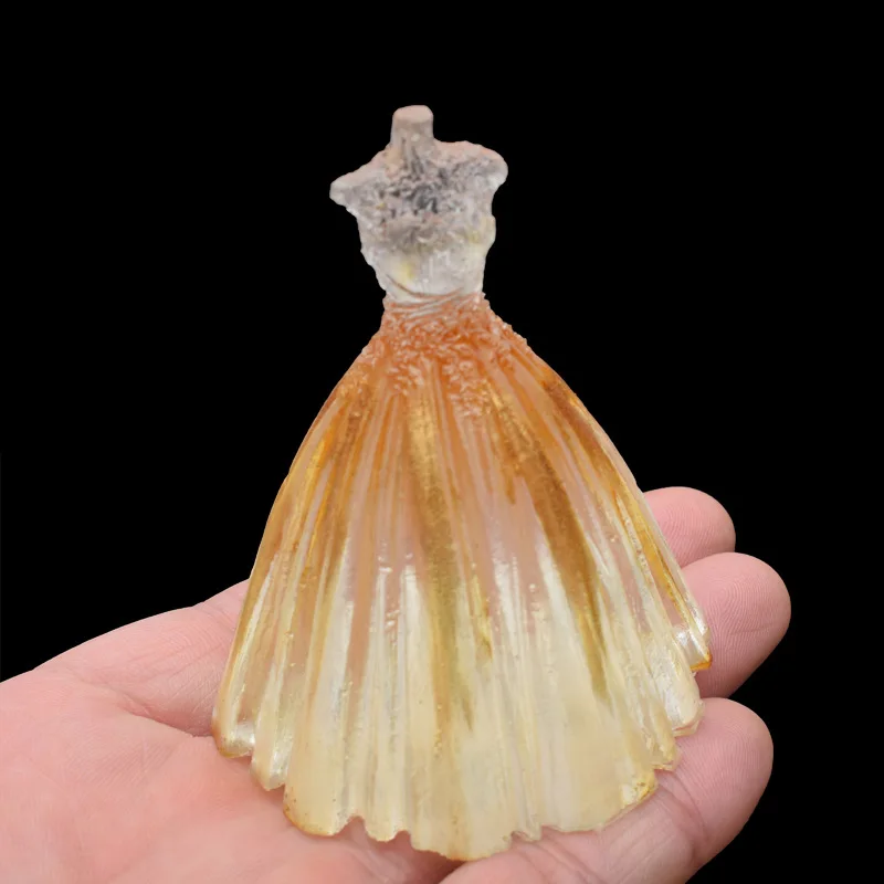 

3D Princess Dress Skirt Silicone Chocolate Fondant Candy Mould Christmas Wedding Dress Resin Mold Cake Baking Tools