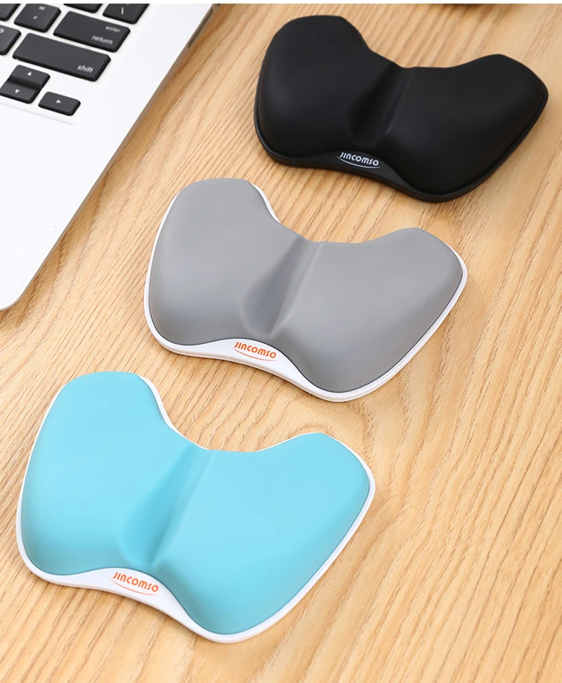 Jincomso коврик для мыши с подушкой для запястья игровой 3d-силикон гелевый коврик для мыши коврик здоровый эргономичный мягкий объем памяти поддержка запястья для клавиатуры офиса