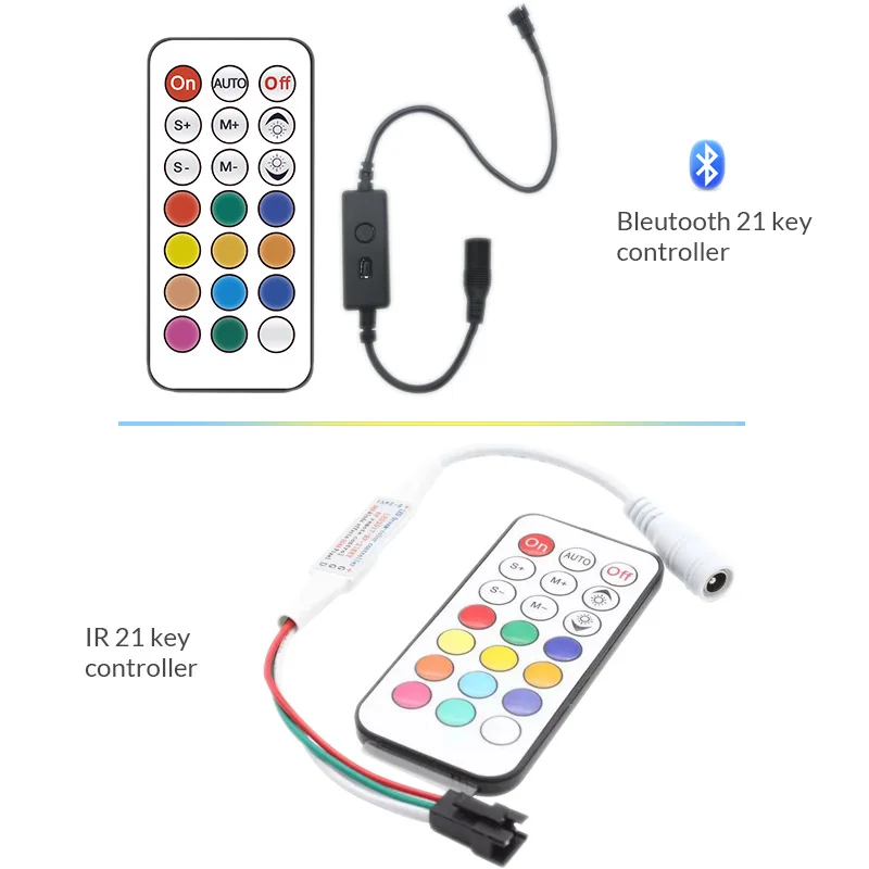 Цветная (RGB) IC Светодиодные ленты светильник контроллер Bluetooth адаптер