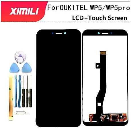 5 'оригинальный 100% протестирован на ЖК дисплей OUKITEL WP5 + кодирующий