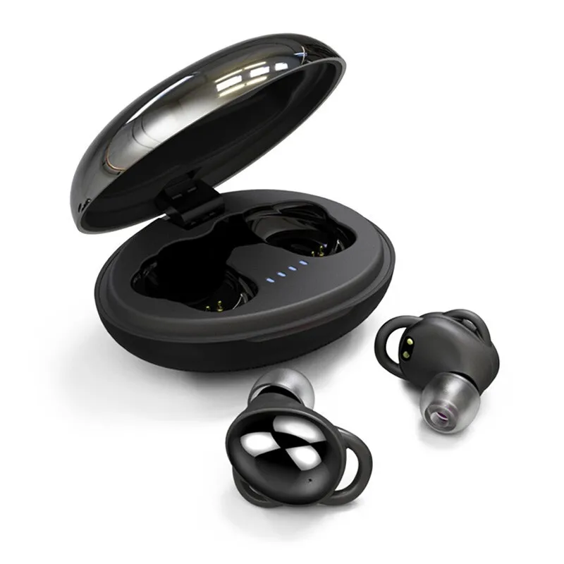 Мини Близнецы Bluetooth гарнитуры настоящие наушники с шумоподавлением Спорт бас