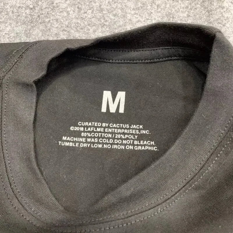 

2021ss Travis Scott Cactus Jack Seeing is Believing T-SHIRT Long Sleeve shirt Tee Men Women ASTROWORLD TRAVIS SCOTT t-shirts