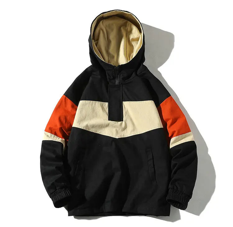 

Men's casual street jacket spring men's jacket jacket hooded windbreaker men's
