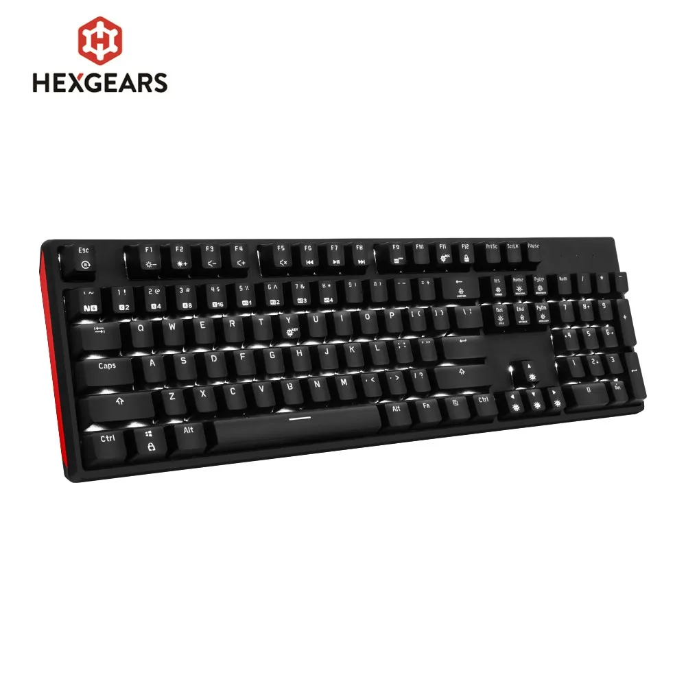 hexgears gk705 kailh box switch 104 keys gaming mechanical keyboard hot swap switch anti ghosting lol keyboard free global shipping