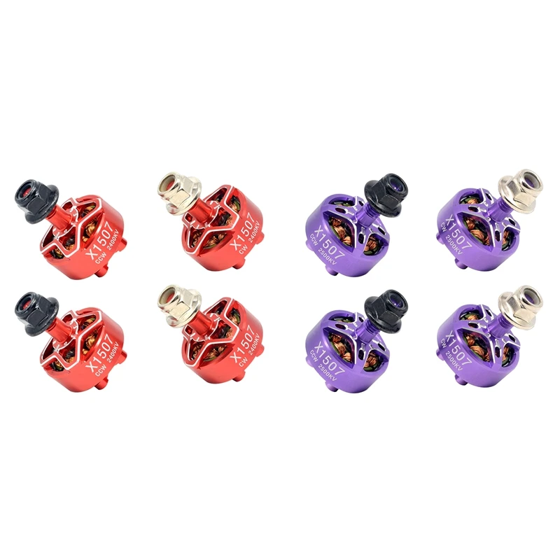 

4 PCS 1507 2500KV 3-6S CW & CCW Brushless Motor For Sprog Beginner RC Drone FPV Racing DIY Accessories