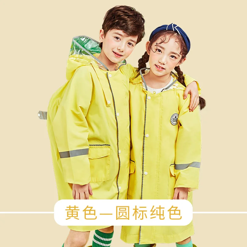 Детская куртка с капюшоном плащ-рюкзак сумка пончо водонепроницаемый детский