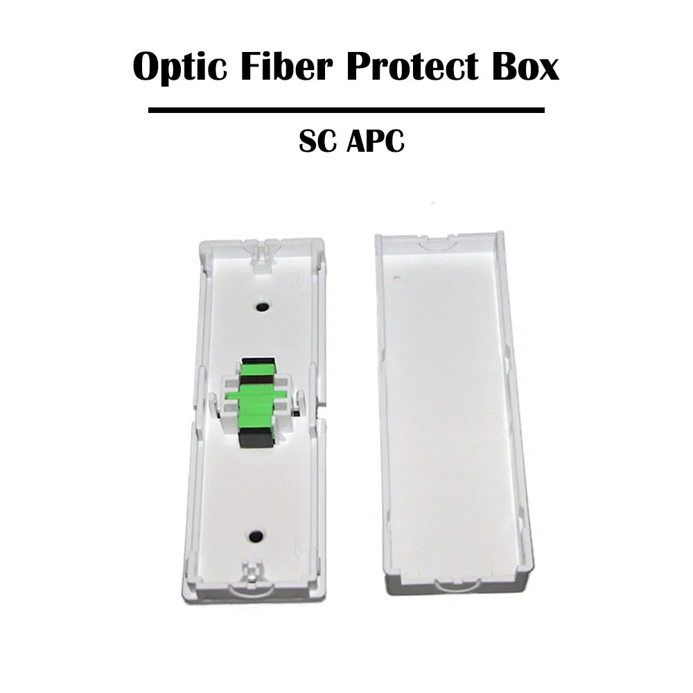 5 шт./лот SC волоконно защитная коробка с/без Оптического Адаптера UPC/APC SM