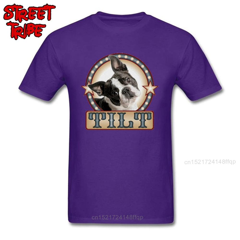 Head Tilt T-shirt Lovely Men T Shirt Shepherd dog Print Tshirt Custom 3D Thanksgiving Day Gift Top Tees Swag Streetwear Pit Bull | Мужская