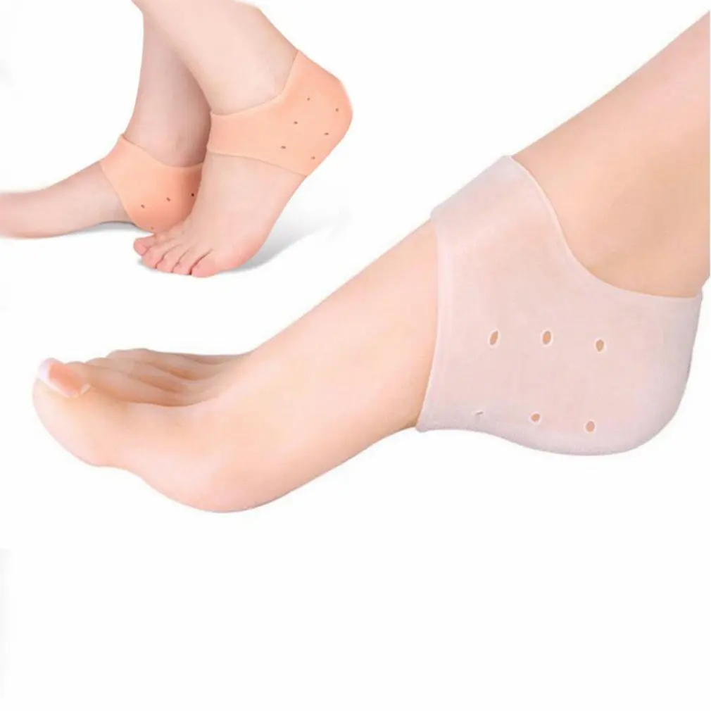 Exquisitely Designed Duralbe Silicone Heel Cover Breathable Moisturizing Gel Anti-cracking Socks |