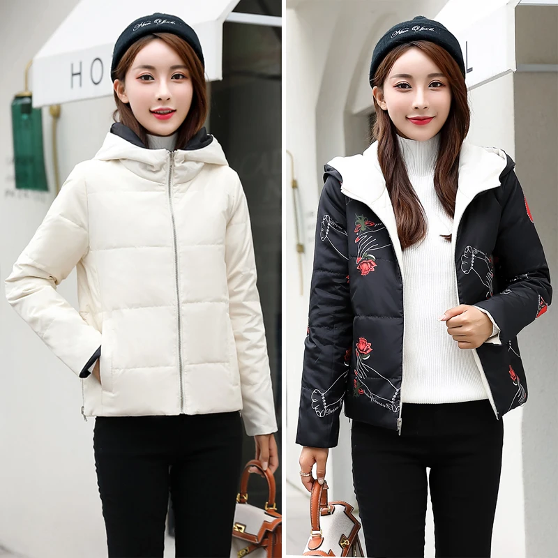 

2020 new design Winter Jacket With Fur collar Warm Hooded Female Women Winter Coat Long Parka Women Outwear women down jacket