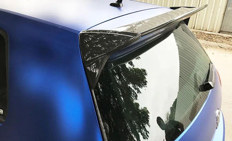 Aspec стиль углеродное волокно задний багажник крыша спойлер крыло для Volkswagen VW MK7