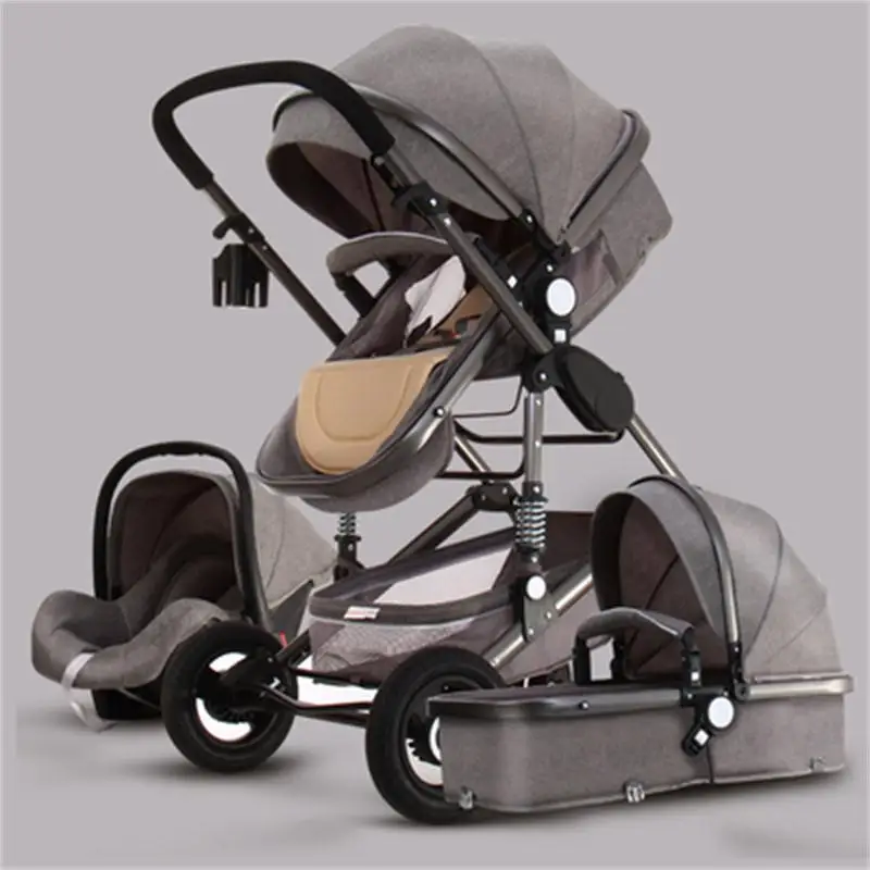 Брендовые высокие Детские коляски 3 в 1 детские светильник стандарт ЕС 1|stroller