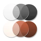 Фотохромные линзы 1,56 1,61 1,67 серого и коричневого цветов по рецепту для близорукости, солнцезащитные очки для дальнозоркости, фотохромные линзы из смолы
