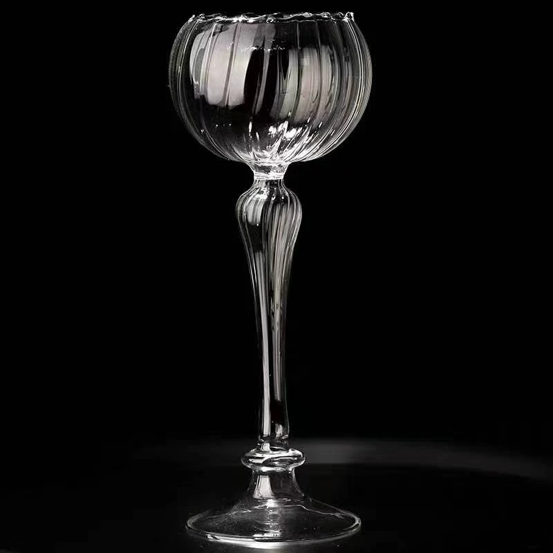 

2PCS/Cocktail Cup Glass Goblet Classical Cup Creative Roman Column