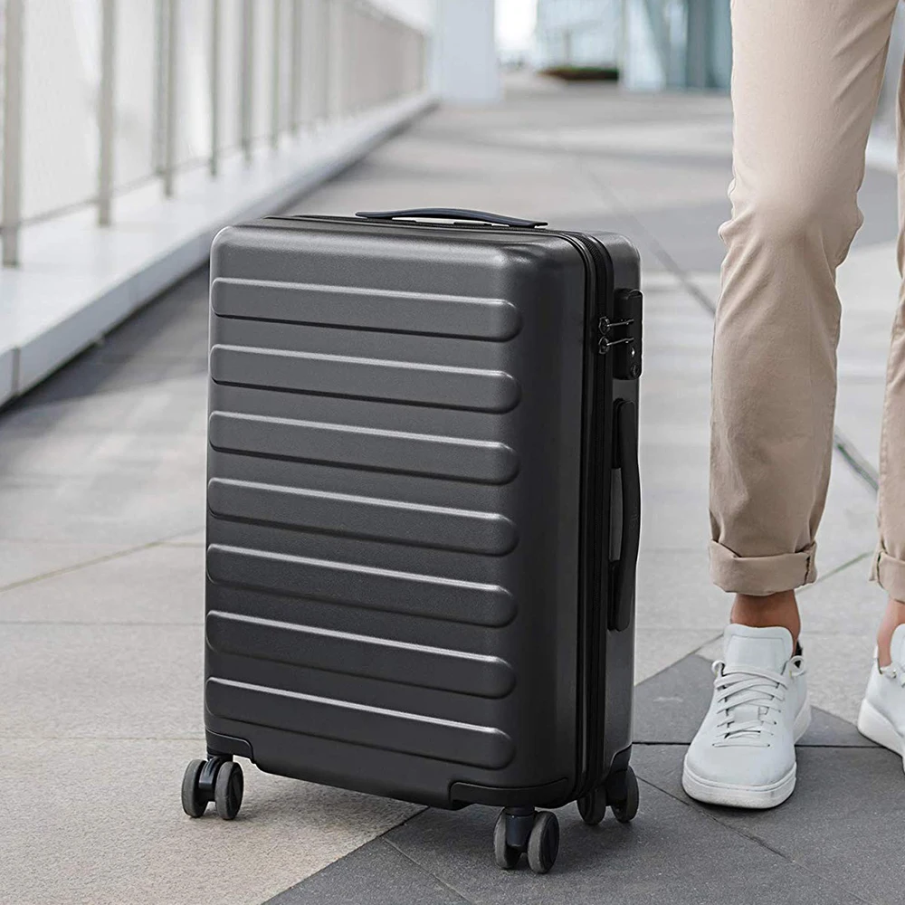 

Carry On Luggage 20 Inch Spinner Lightweight Hardshell PC Suitcase with TSA Lock for Travel Business Black