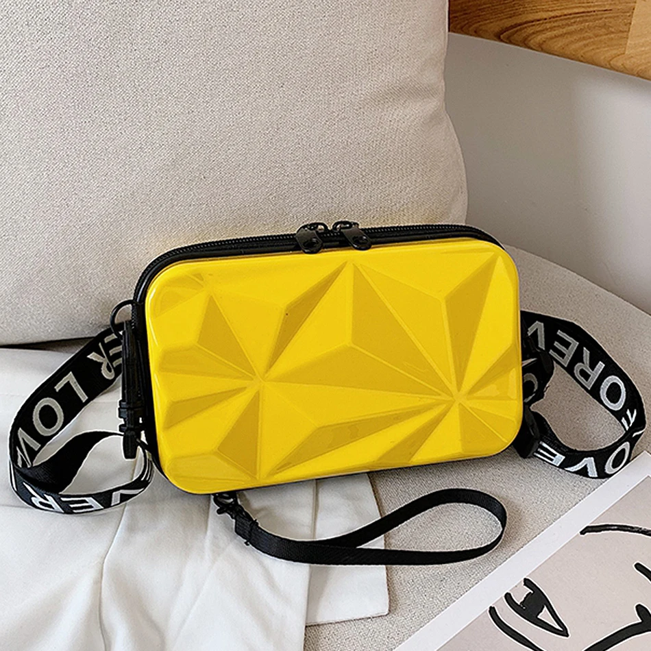 

Women Fashion Suitcase Shape Handbag Shoulder Bags Waterpfoor Leather Tote Coin Purses Ladies Luxury Brand Small Crossbody Bag