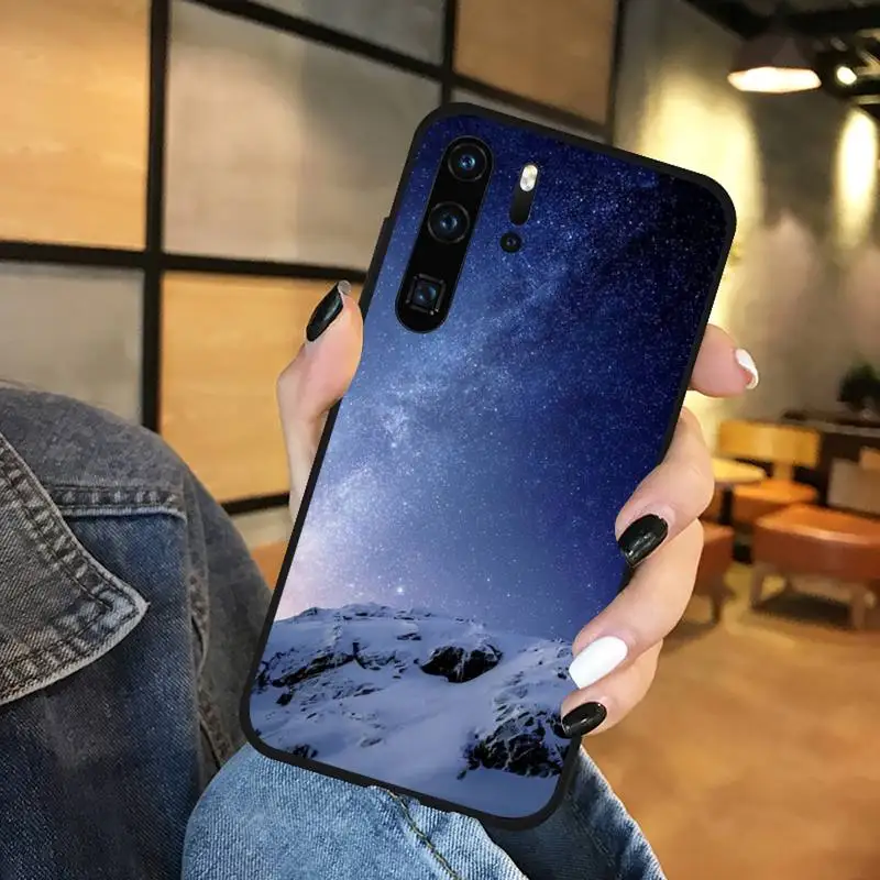 

Starry sky Phone Case For Huawei honor Mate P 9 10 20 30 40 Pro 10i 7 8 a x Lite nova 5t
