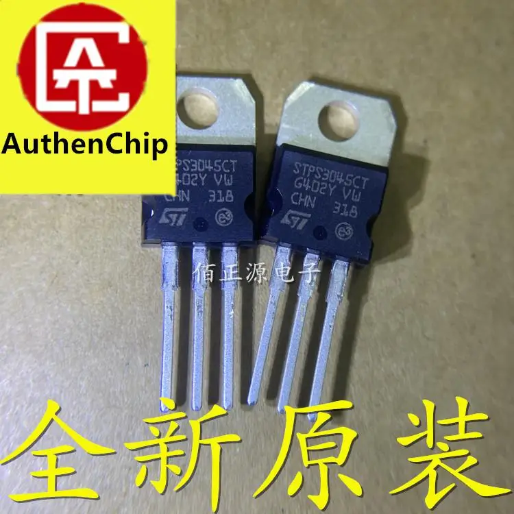 

10pcs 100% orginal new in stock STPS3045CT Power Schottky Recfier In-line TO-220