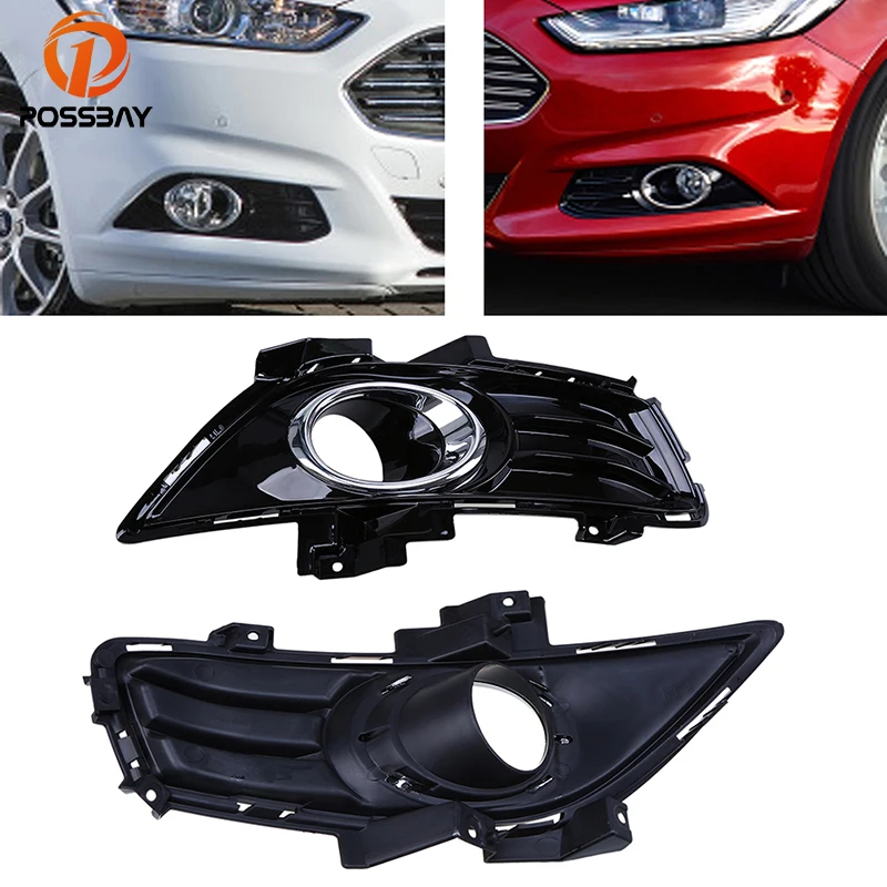 Posbay передний бампер противотуманный светильник решетки для Ford Fusion 2013 2014 2015 2016