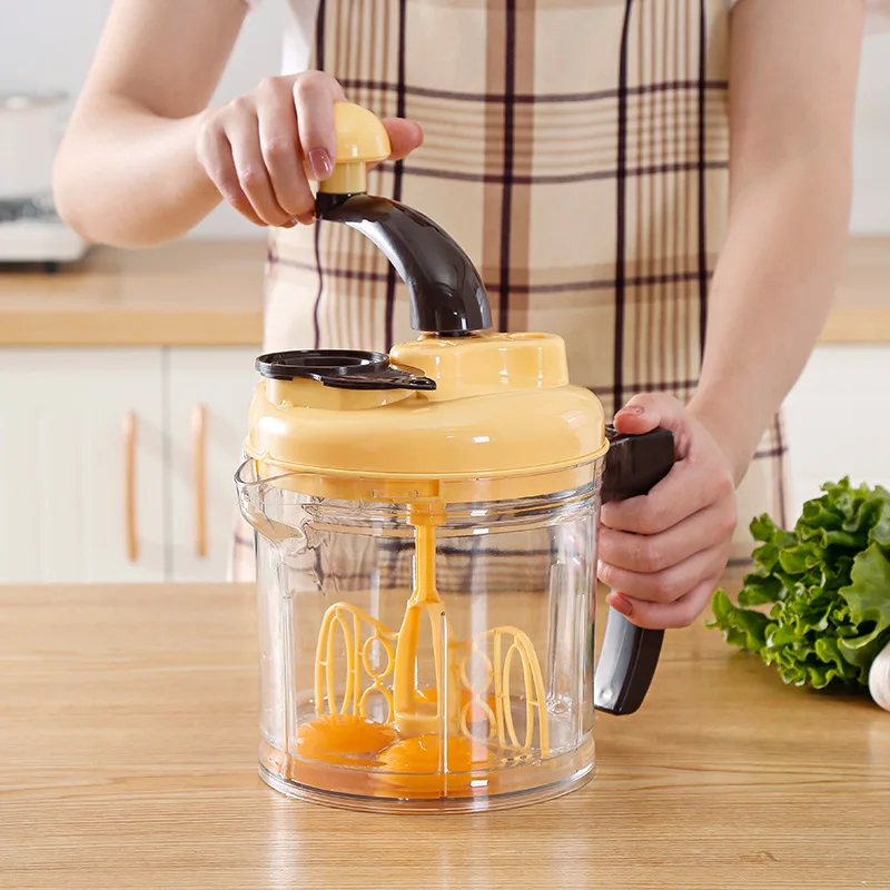 

Household Manual Meat Grinder Multi-Function Kitchen Manual Food Processor Vegetable Chopper Egg Blender Kitchen Utensil