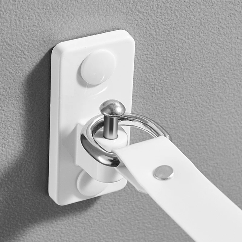 

Invisible Clothesline with Hanger Hole Retractable Clothesline Rope Drying Rack Balcony Clothes Line No Drilling