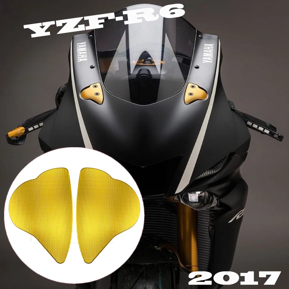 

MTKRACING Rearview Mirror Chassis Decorative Mirror Code For YAMAHA R6 R 6 2017 Rearview Mirror Base Decorative Block