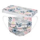 Маска одноразовая трехслойная с рисунком цветов, Реалистичная тушь для лица, анонимная Маска для косплея на Хэллоуин, 10 шт.