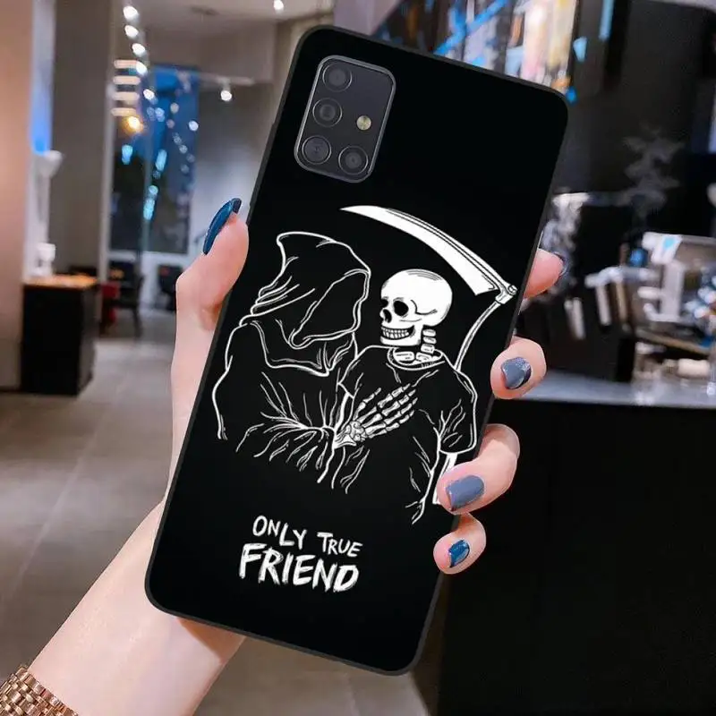 

Rose Skeleton Hand Skull Phone Case For Samsung Galaxy S21 Plus Ultra S20 FE M11 S8 S9 plus S10 5G lite 2020