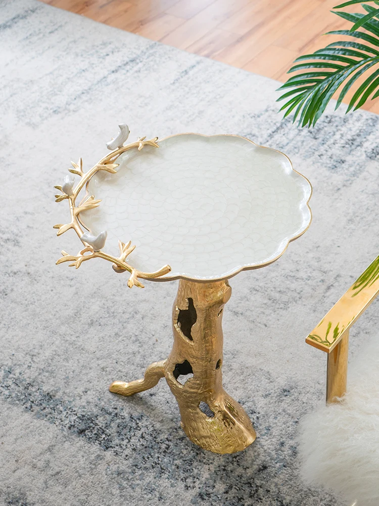 

GY Home Европейский начальный маленький стол люкс креативный дизайнерский гостиная домашний боковой стол диван для хранения угловой стол