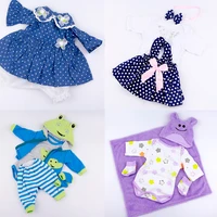 baby doll clothes fit 40 48cm silicone reborn baby clothing bebe reborn baby girl boy doll clothes dress toys gifts