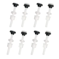 8 pack toilet tank plastic bolts m10 tank to bowl bathroom toilet repair kits fitting screws and seal set pan head bolts