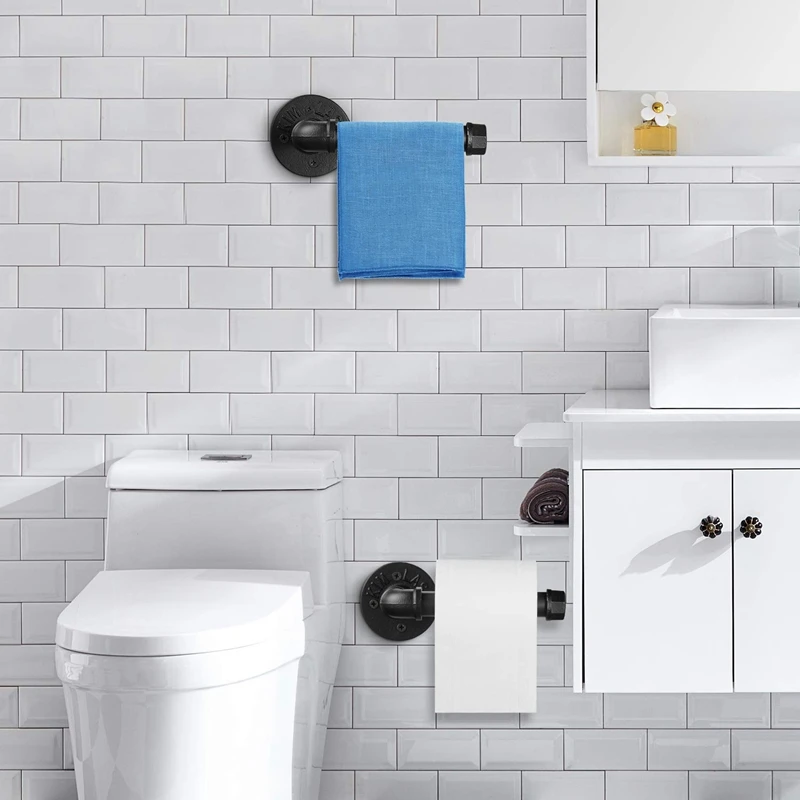 Промышленный держатель для туалетной бумаги сверхмощная DIY старинная