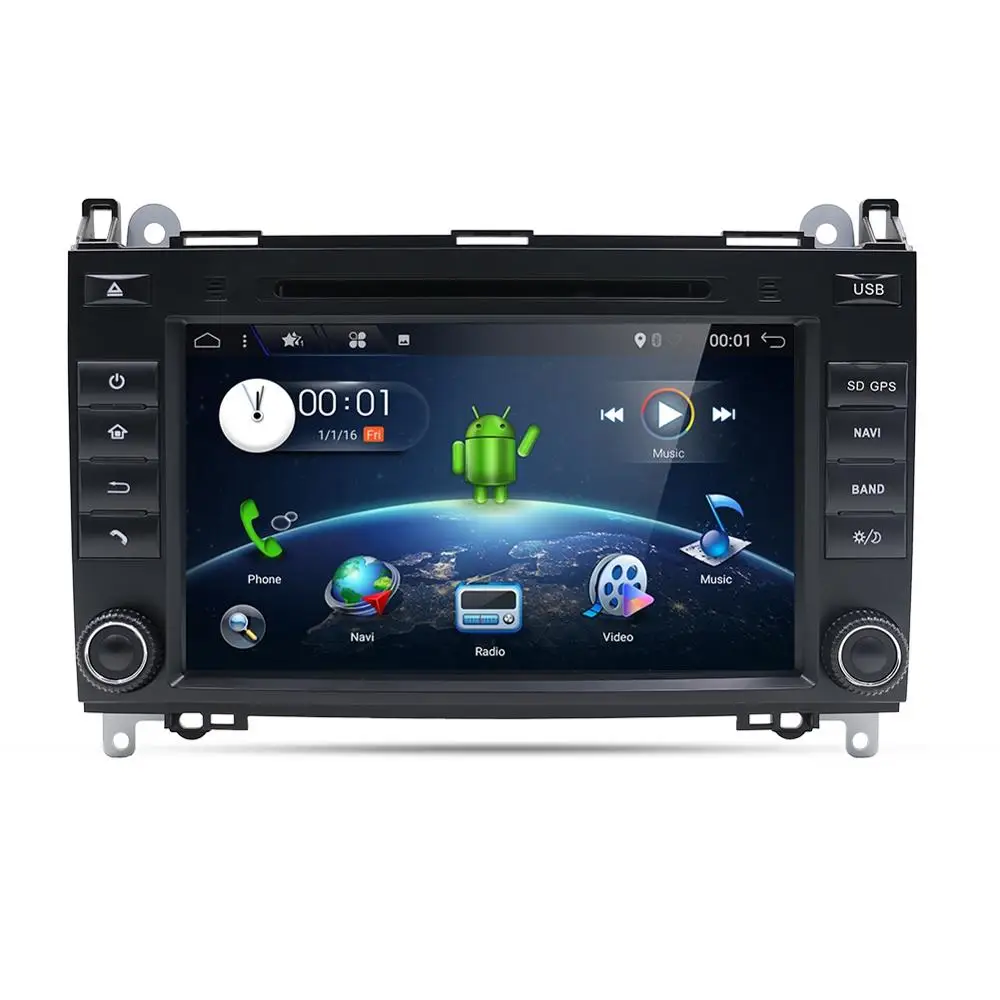 DSP для Mercedes Benz Sprinter B200 Vito Viano W209 W169 B-class W245 B170 W639 2 din Android 10 0 автомобильный DVD GPS 4G 64G |