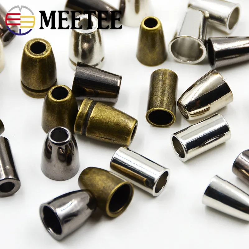 Meetee 20 шт. металлический сплав колокольчик фиксатор висячий веревка застежка DIY