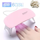 Мини-Сушилка для ногтей, 6 Вт, USB-кабель, 6 светодиодный