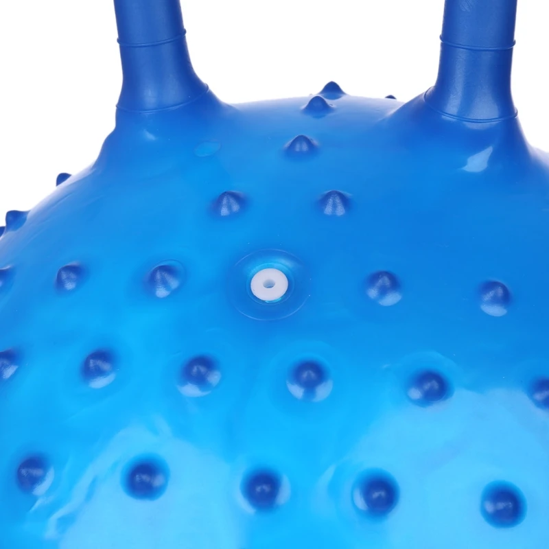 

Massage Inflatable Jump Ball Hopper Bounce Retro Ball Bounce Ball With Handle Inflatable Rubber Ball Bouncing Fidget Kids Toy