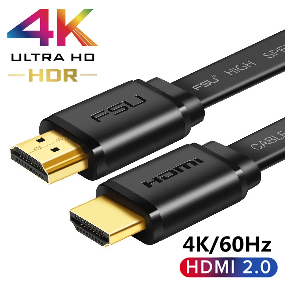 HDMI 2,0 кабель 4K 60HZ HDMI к HDMI 2,0 удлинитель разветвитель Кабель для переключатель телевизора проектор Ноутбук офисный видео кабель HDMI 1 м 2 м 3 м