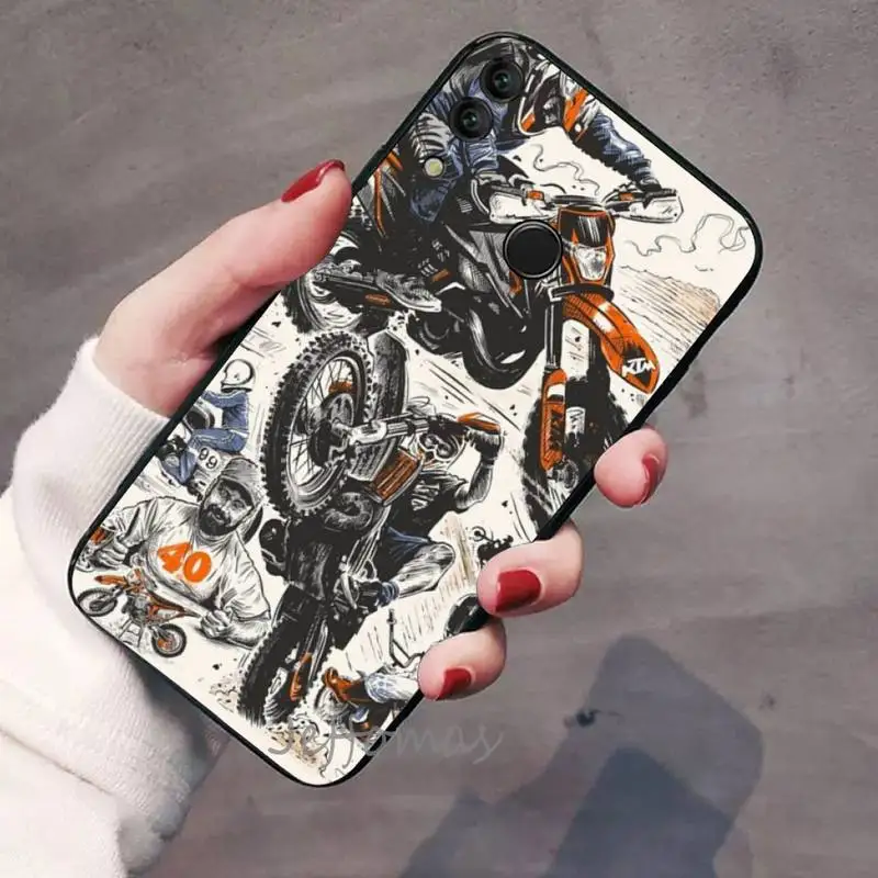 

Handsome motorcycle Phone Case For Huawei Honor view 7a5.45inch 7c5.7inch 8x 8a 8c 9 9x 10 20 10i 20i lite pro