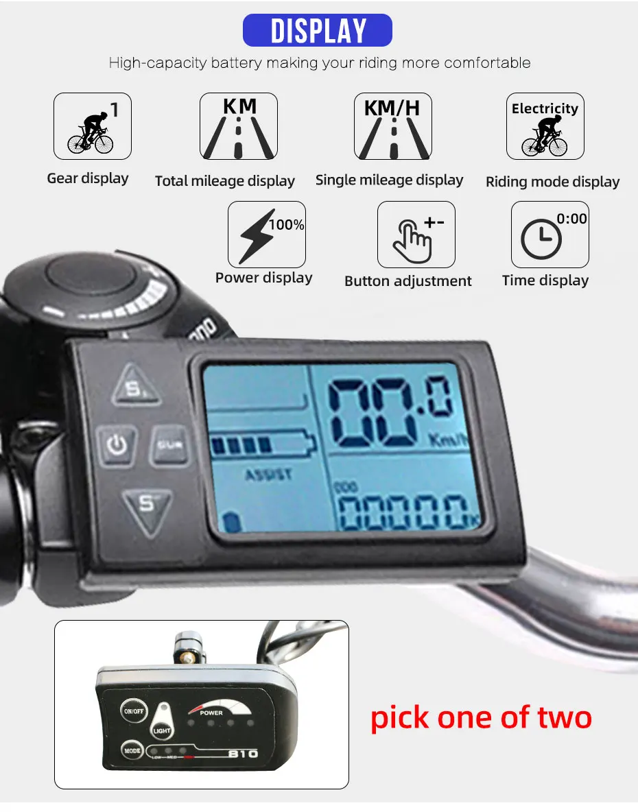 Online Elektrische Bike Kit Mit Lithium-batterie & Optional Drossel 20