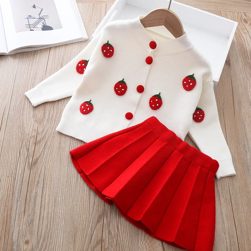 Детский трикотажный костюм Gress на осень/зиму с изображением винограда | Детская