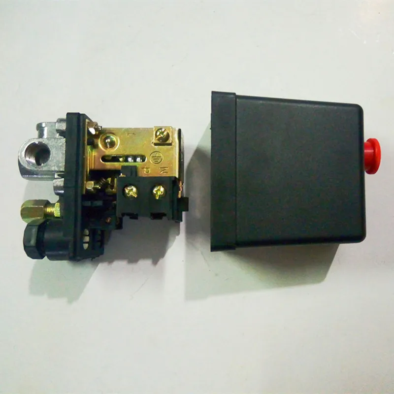 Pressure Switch Control Valve 90 Psi -120 Psi Black Casting 80*80*50mm