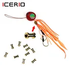 ICERIO 1005001000 шт., Медь Скользящие детали Snapper аксессуары для приманки для юбок Snapper и резиновых галстуков, оптовая продажа