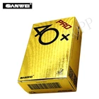 Мячи для настольного тенниса SANWEI 120 года, мячи для настольного тенниса 3 звезды из АБС-пластика 40 + PRO со швами, из нового материала, из пластика, одобренные ITTF, для настольного тенниса для пинг-понга