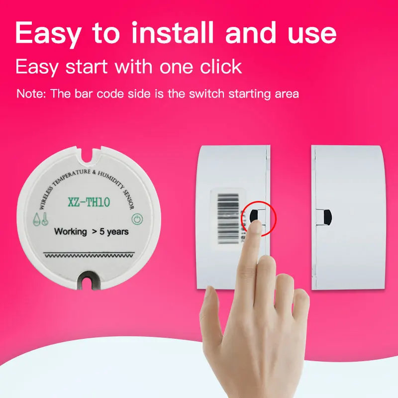 Умный беспроводной датчик температуры и влажности передатчик 433 МГц RF дальний