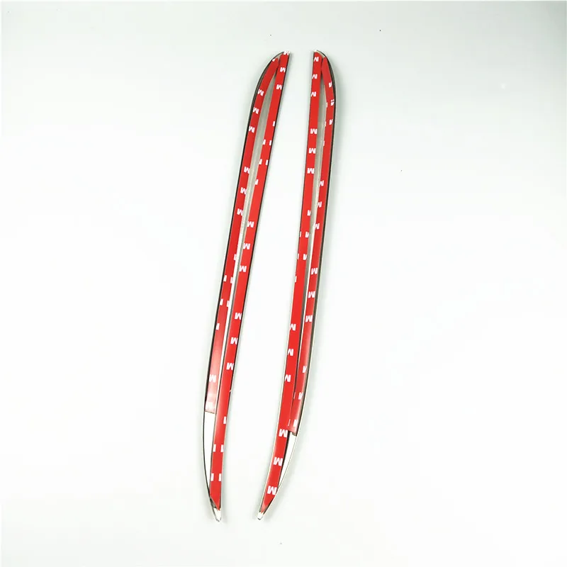 

Car Rear Side Mirror Body Trim Strips For Mercedes Benz E Class W213 2016-17 Stainless Steel Bumper Both Side Decoration Sticker