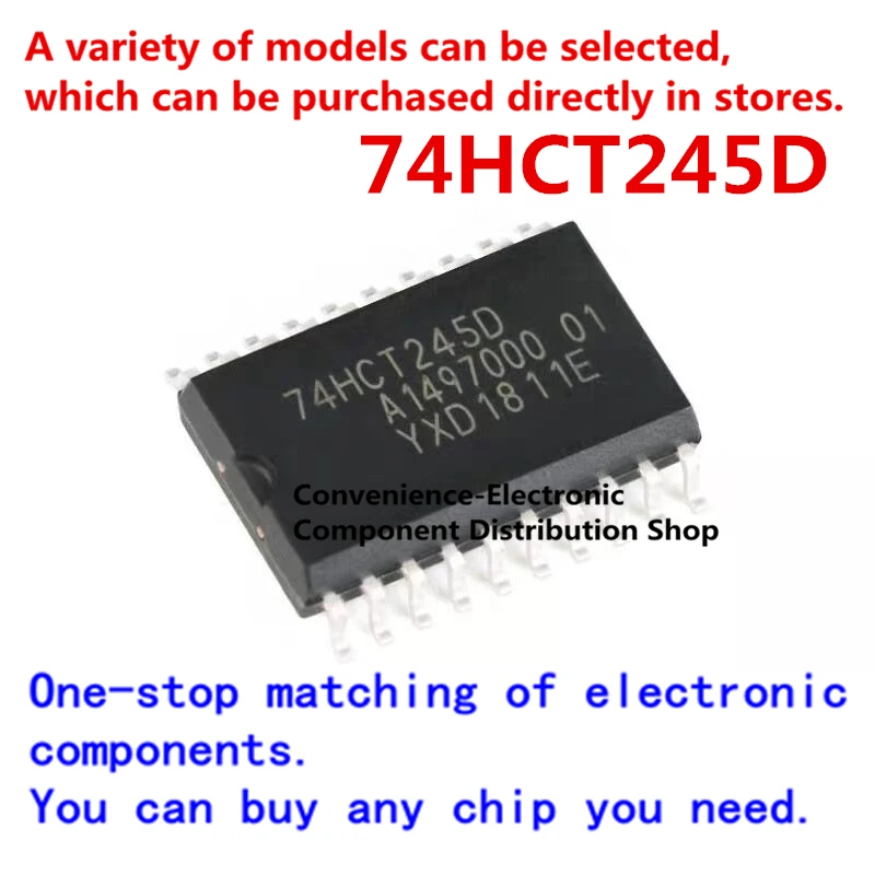 

10PCS/PACK 74HCT245D quad 2-input nor gate 74HCT245 chip 74HCT245 SMD chip SOP20 IC integration
